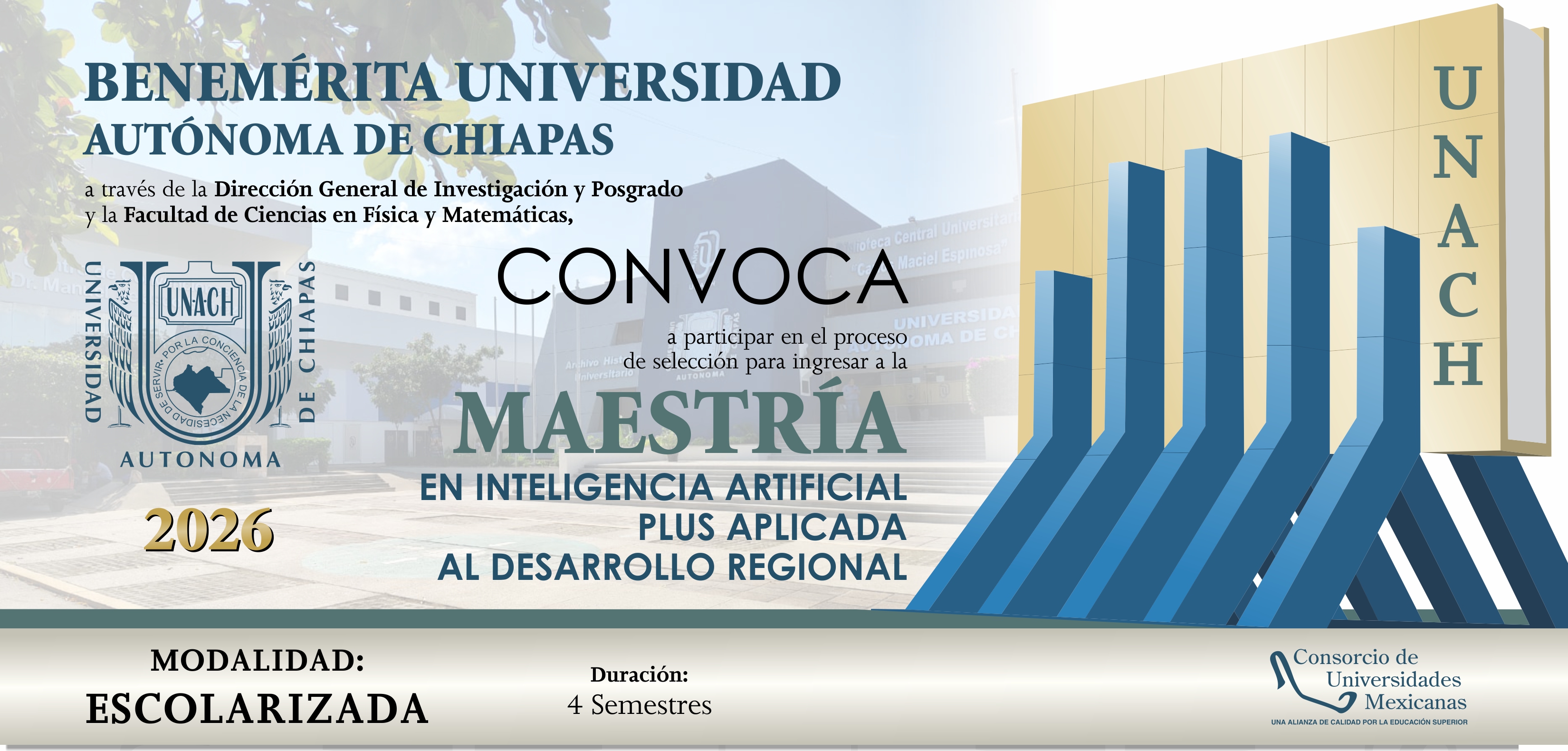 Convocatoria Maestría En Inteligencia Artificial Plus Aplicada Al Desarrollo Regional Modalidad Escolarizada.  2026