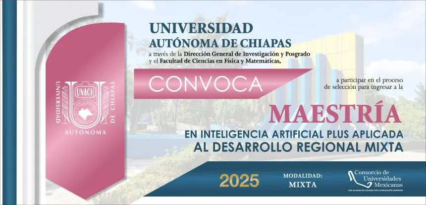Maestría en Inteligencia Artificial Plus Aplicada al Desarrollo Regional (Modalidad Mixta)